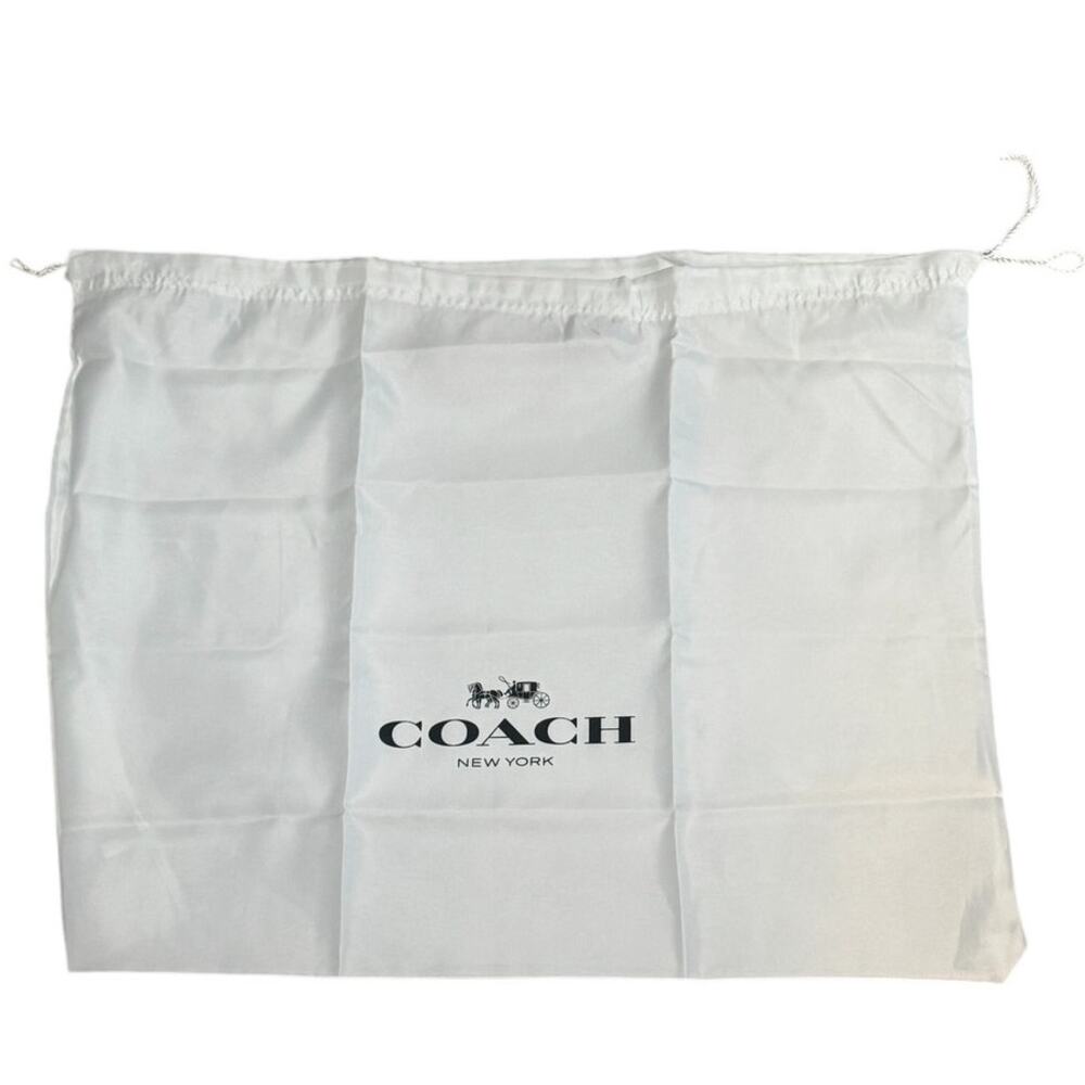 Coach Drawstring Satin Dust Bag Measures 23.5” x 19”